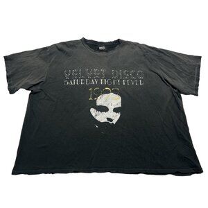 EIFLES Velvet Disco T-Shirt in Vintage Black